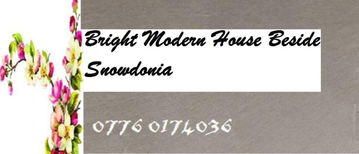 Villa Bright Modern House Beside Snowdonia Llanfairfechan Esterno foto